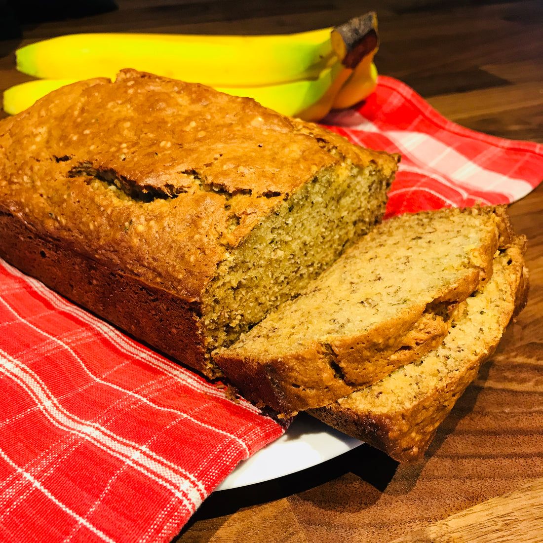 Classic Banana Bread with Hemp Hearts